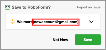 Account name in autosave dialog.