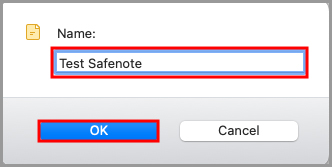 The Create New Safenote window in RoboForm desktop.