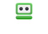 RoboForm password manager for business white alternative logo.